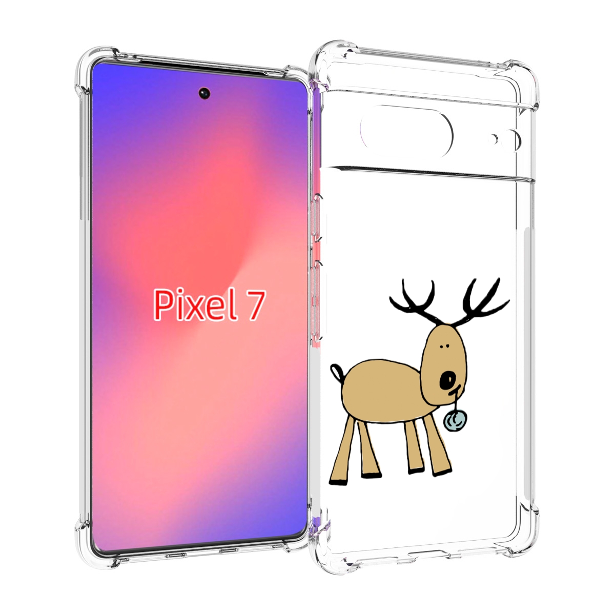 

Чехол Mypads Олень С Шариком Для Google Pixel 7, Прозрачный, Tocco