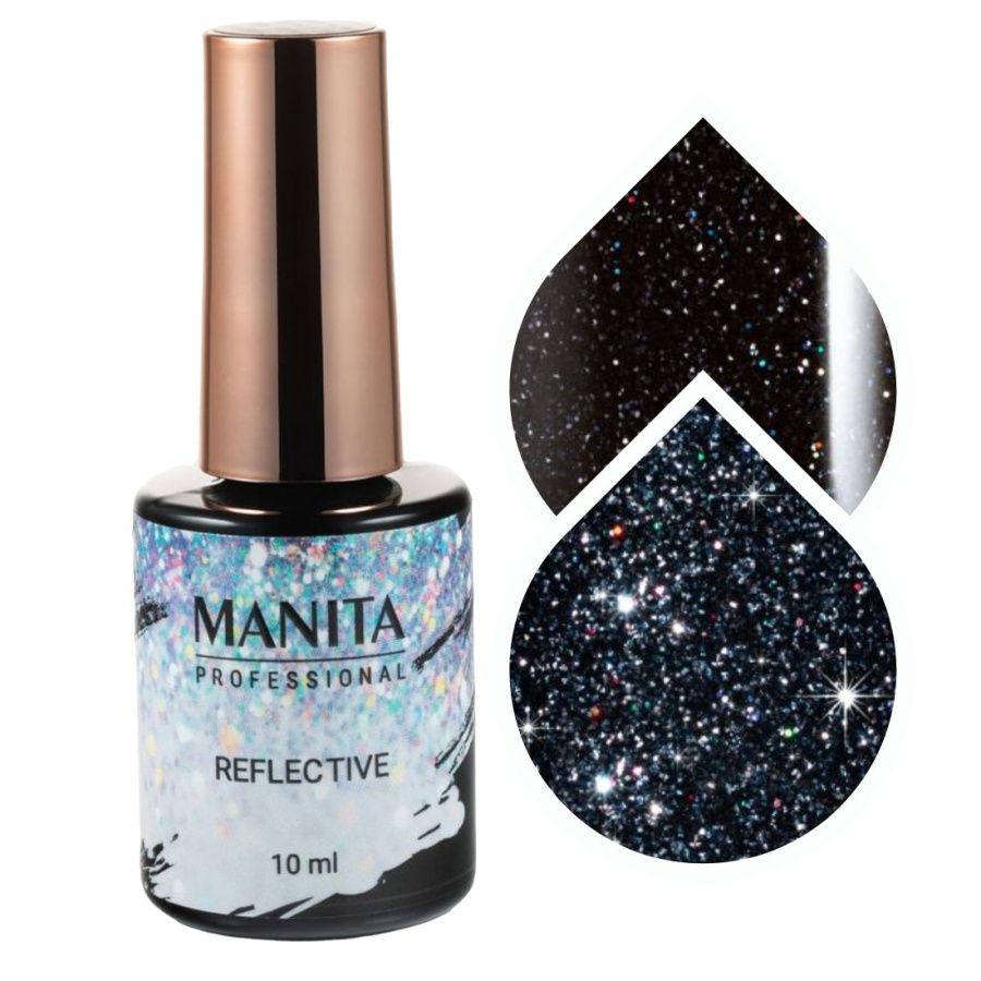Гель-лак для ногтей Manita Professional Reflective светоотражающий №04 10 мл manita гель лак для ногтей opal