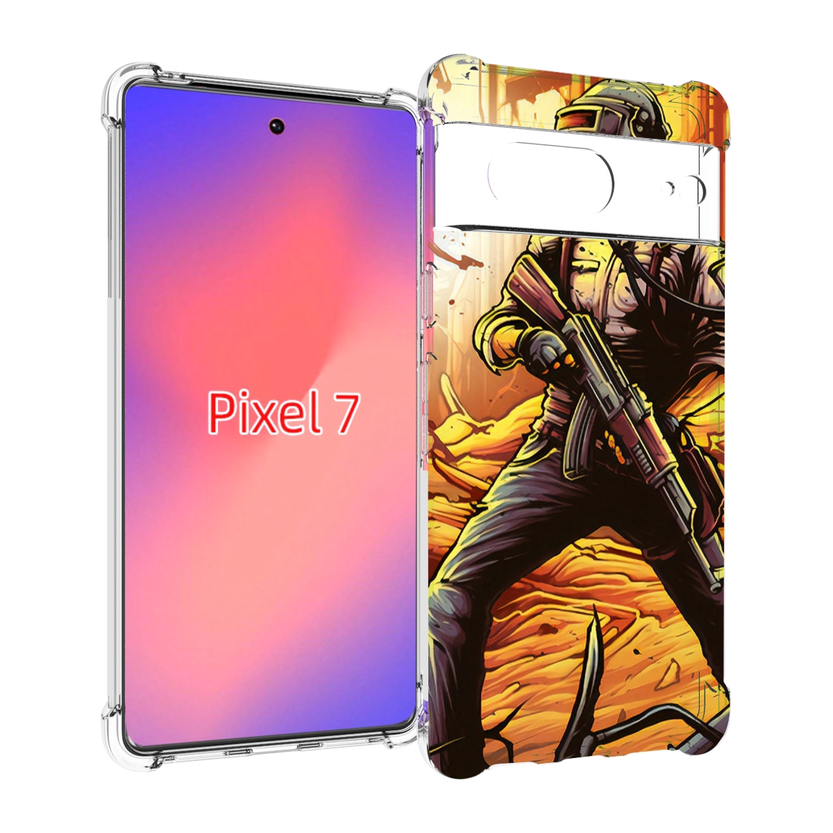 

Чехол Mypads Пабг Для Google Pixel 7, Прозрачный, Tocco