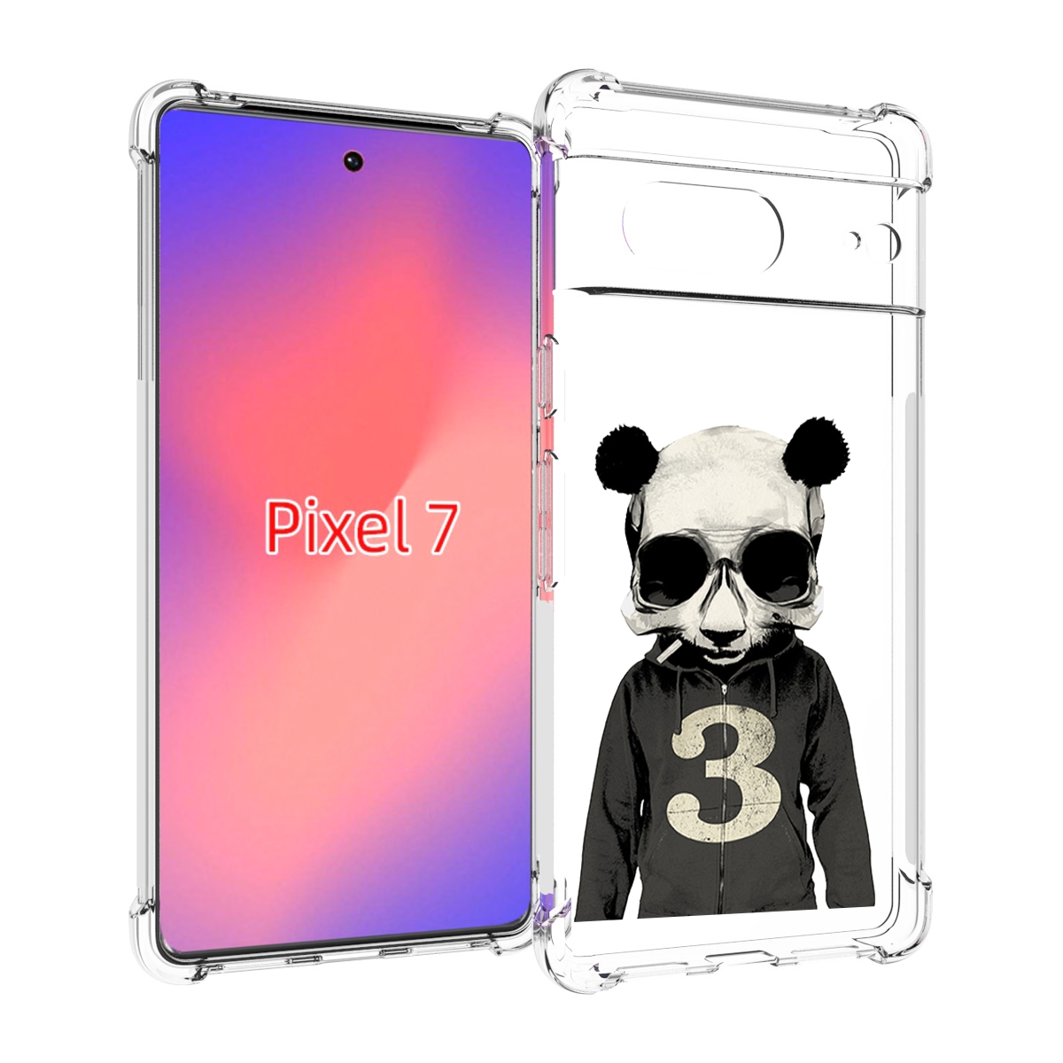 

Чехол Mypads Панда-В-Костюме Для Google Pixel 7, Прозрачный, Tocco