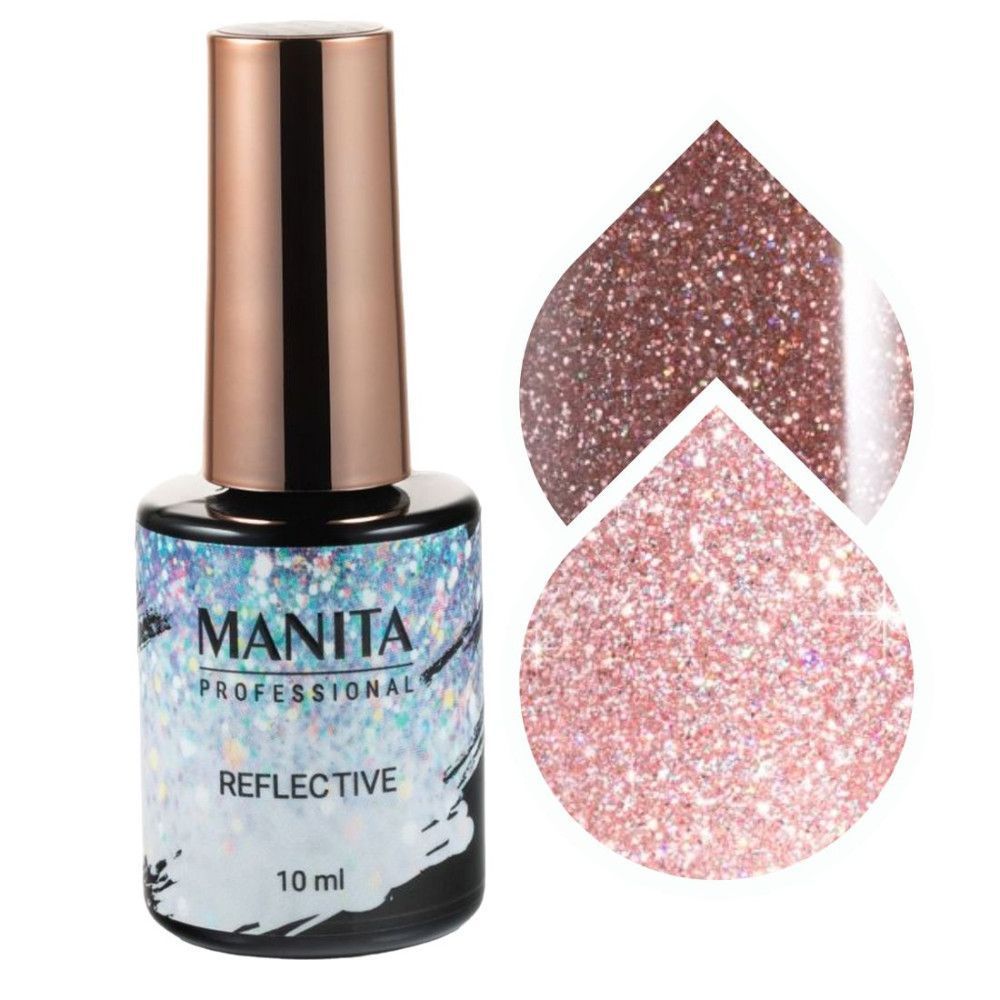 Гель-лак для ногтей Manita Professional Reflective светоотражающий №06 10 мл manita гель лак для ногтей opal