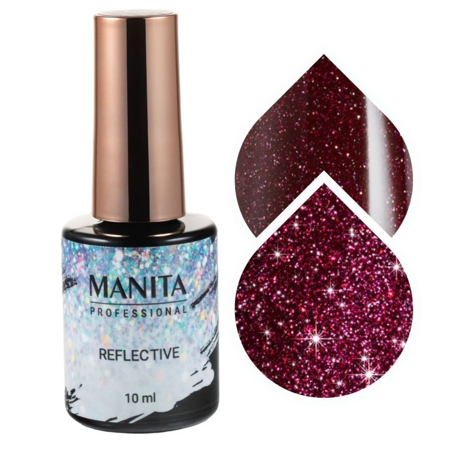 Гель-лак для ногтей Manita Professional Reflective светоотражающий №20 10 мл manita гель лак для ногтей opal