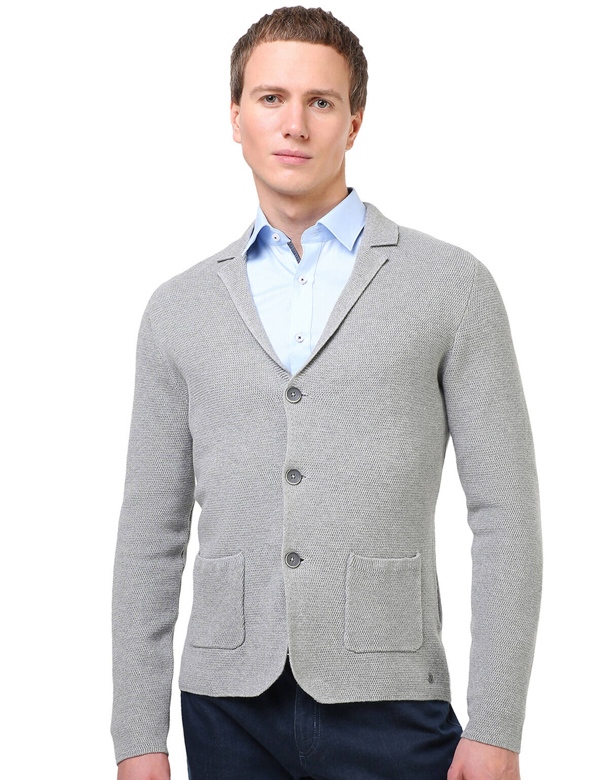 

Блейзер мужской MARVELIS 63151660 серый 2XL, 63151660