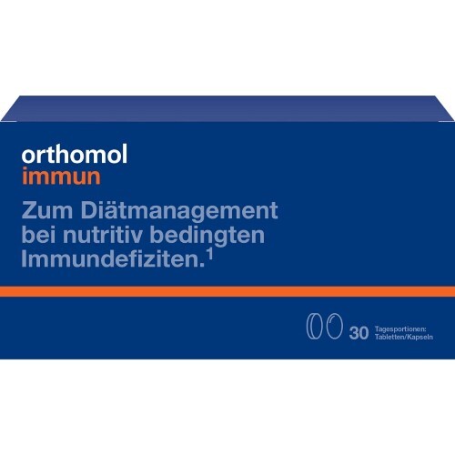 Orthomol® Immun + для укрепления иммунитета (таблетки+капсулы) курс 30 дней
