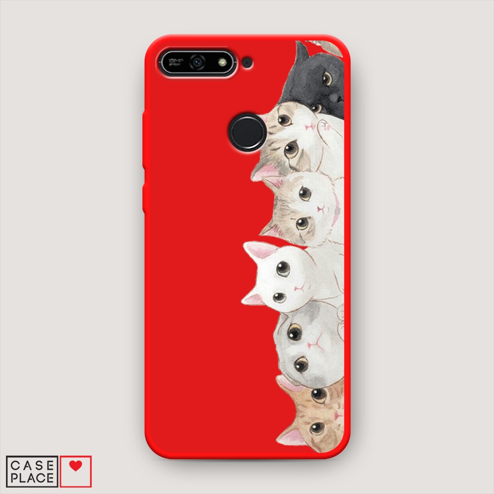 

Матовый силиконовый чехол "Звездочки графика белая" на Huawei P30, Звездочки графика белая