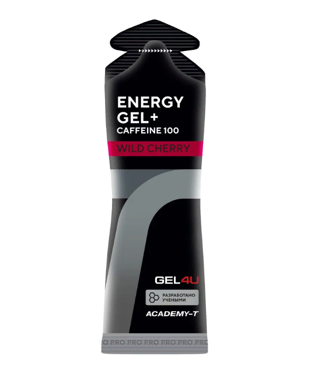 

Гель энергетический углеводный с кофеином GEL4U, вкус Вишня, 60мл.