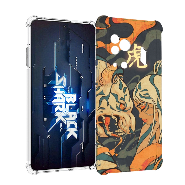 

Чехол MyPads Тигр и девушка друзья для Xiaomi Black Shark 5 Pro, Прозрачный, Tocco