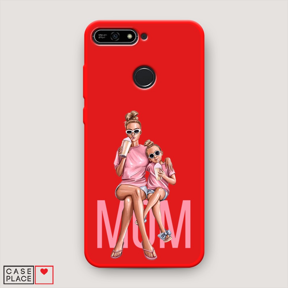 

Чехол Awog на Huawei Y6 Prime 2018 "Lovely mom", Разноцветный, 65753-1