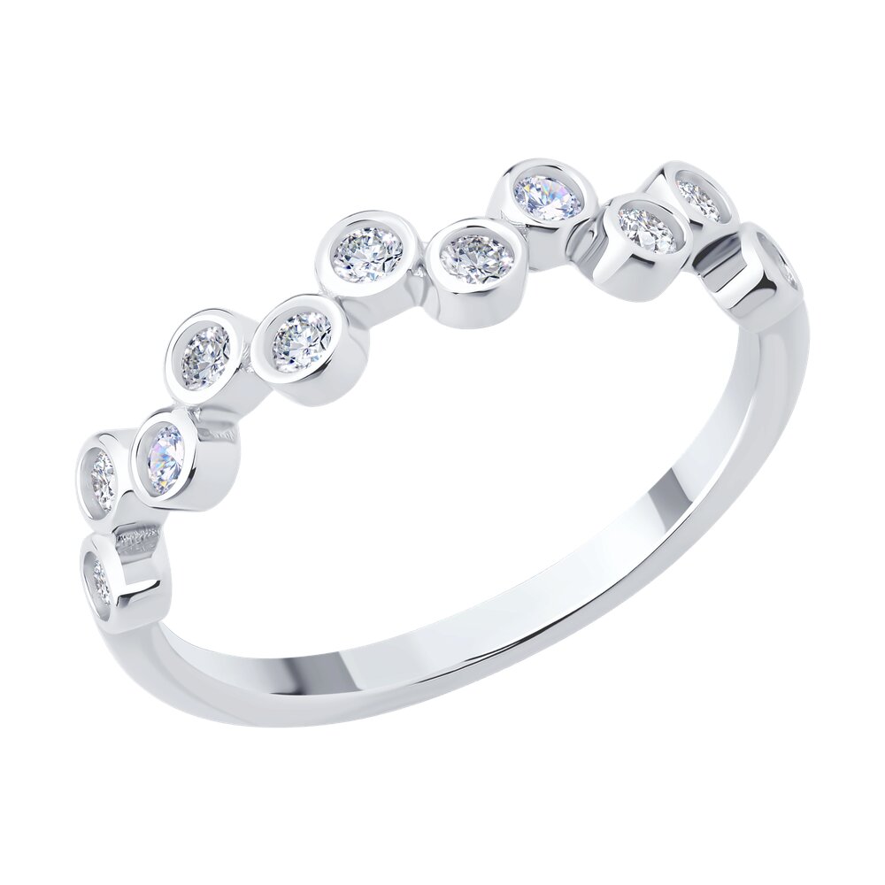 

Кольцо из серебра р. , SOKOLOV 94014269-91, фианит, 94014269-91
