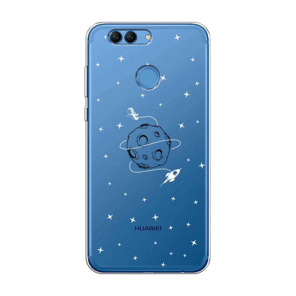 

Чехол на Huawei Nova 2 "Полет вокруг луны", Белый;серый;черный, 62950-2