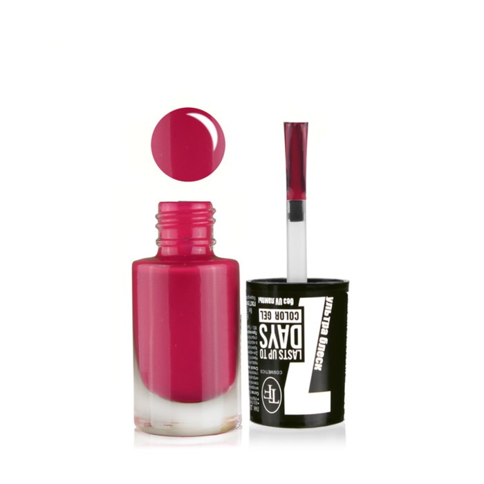 

Лак для ногтей TF Color Gel тон 280 Малиновый 8 мл, Розовый