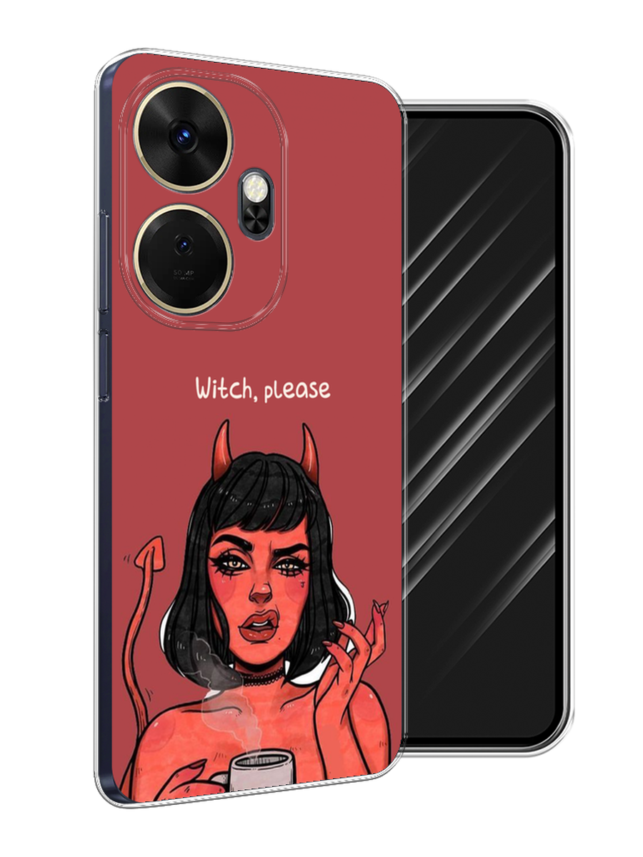 

Чехол Awog на Itel P55 Plus 4G "Evil Girl", Бордовый;черный, 3201950-1