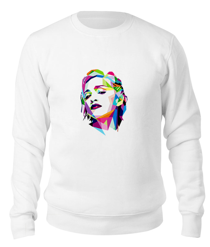 

Свитшот унисекс Printio Мадонна (madonna) белый L, Мадонна (madonna)