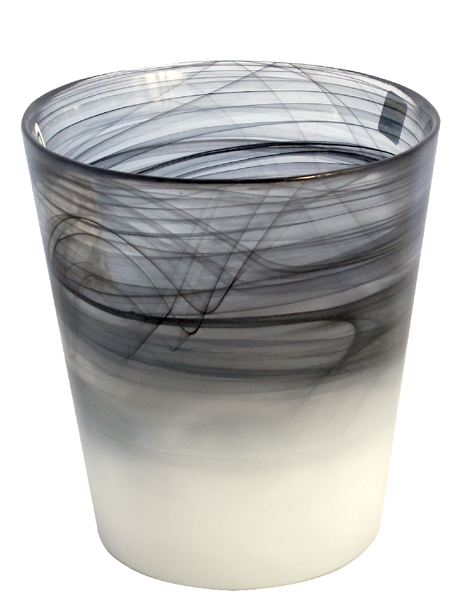 

Кашпо NiNaGlass Бальзамин алеб. черный