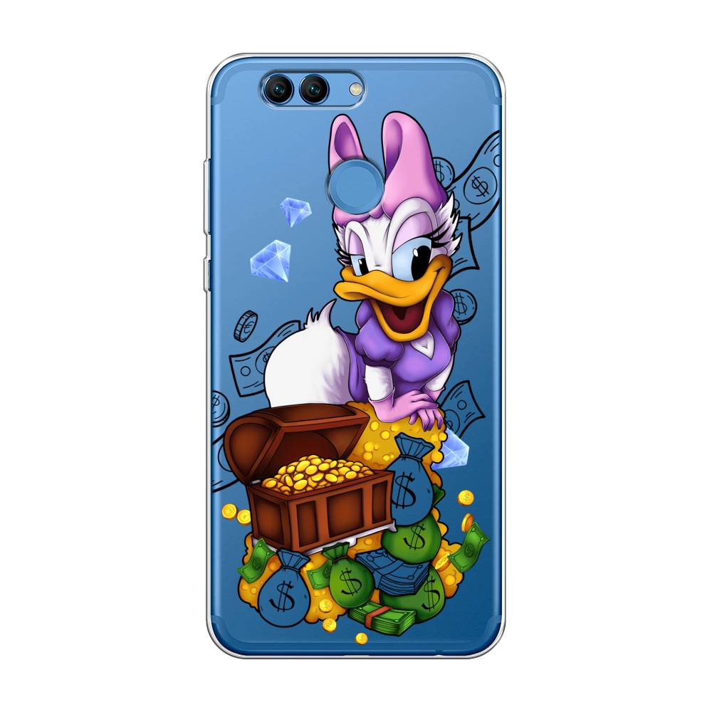 

Чехол на Huawei Nova 2 "Rich Daisy Duck", Коричневый;белый;фиолетовый, 62950-6
