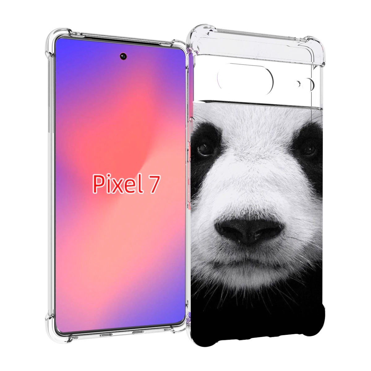 

Чехол Mypads Панда-Портрет Для Google Pixel 7, Прозрачный, Tocco