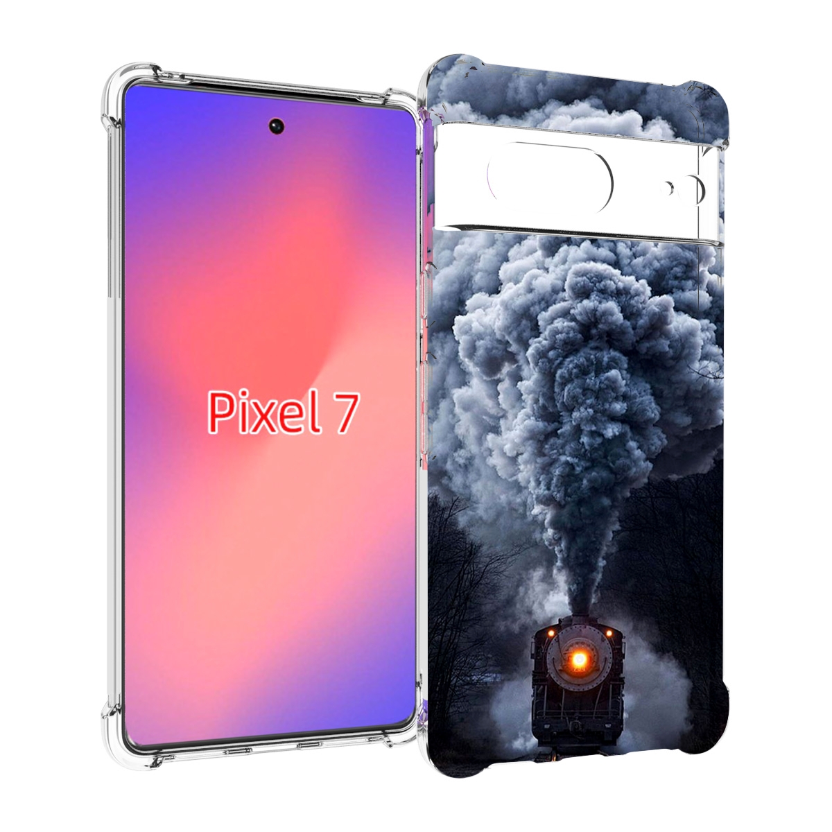 

Чехол Mypads Паровоз Для Google Pixel 7, Прозрачный, Tocco