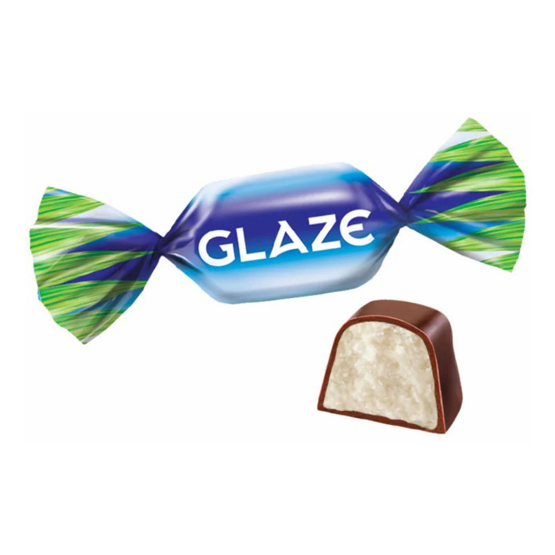 

Конфеты глазированные Яшкино Glaze со вкусом кокосовых сливок