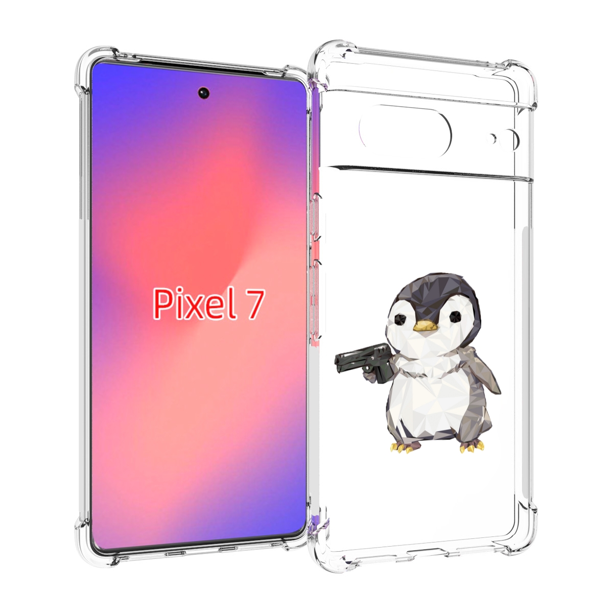 

Чехол Mypads Пингвин Детский Для Google Pixel 7, Прозрачный, Tocco