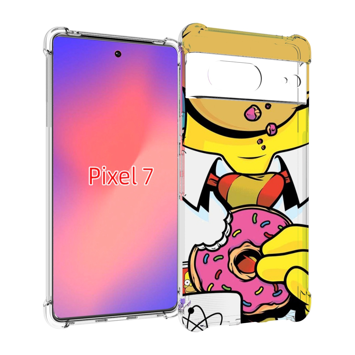 

Чехол Mypads Пончик Для Google Pixel 7, Прозрачный, Tocco