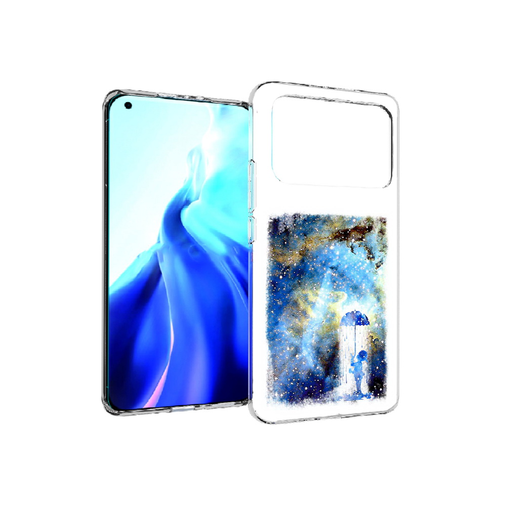

Чехол MyPads Tocco для Xiaomi Mi 11 Ultra мальчик в небе (PT160500.261.455), Прозрачный, Tocco