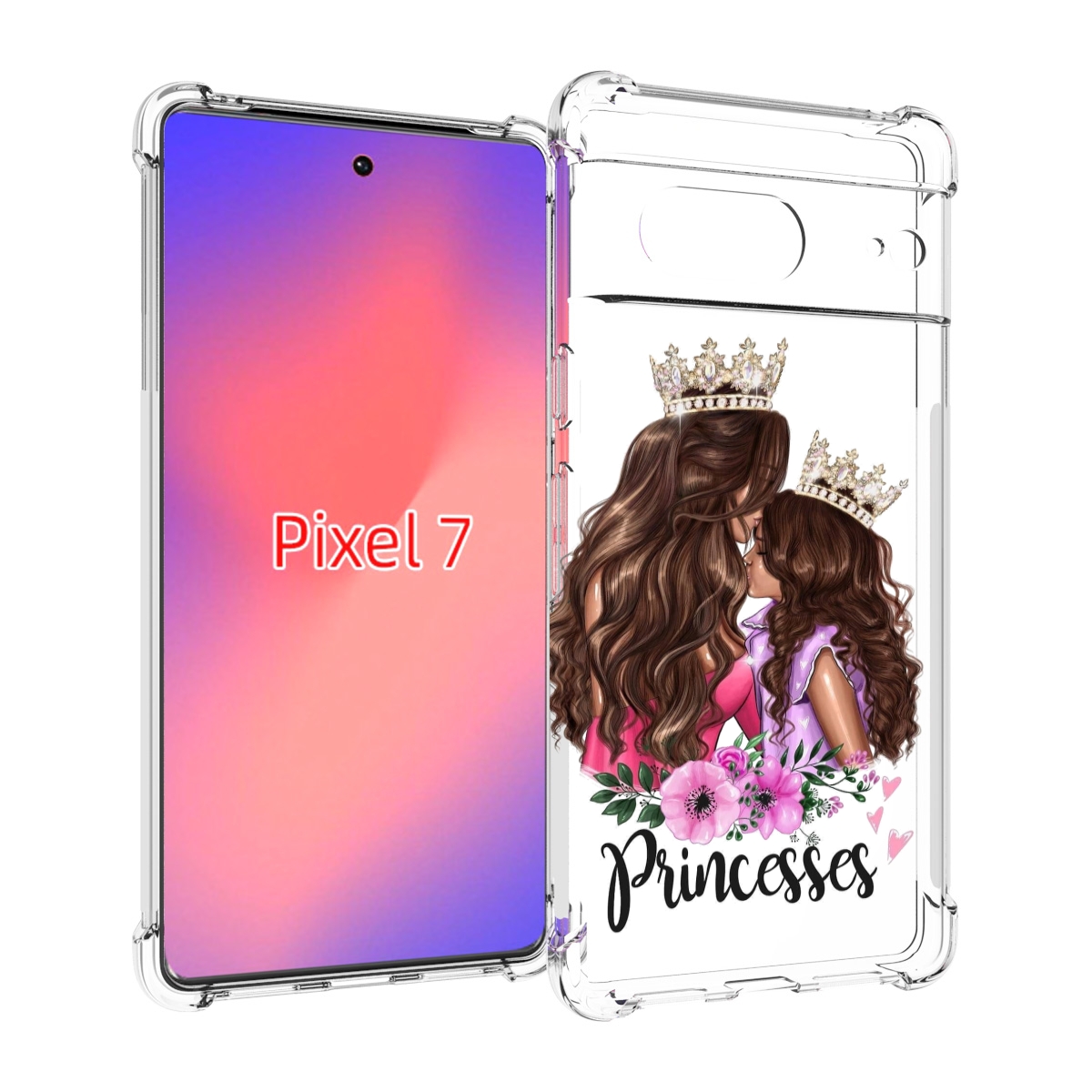 

Чехол Mypads Принцессы Женский Для Google Pixel 7, Прозрачный, Tocco