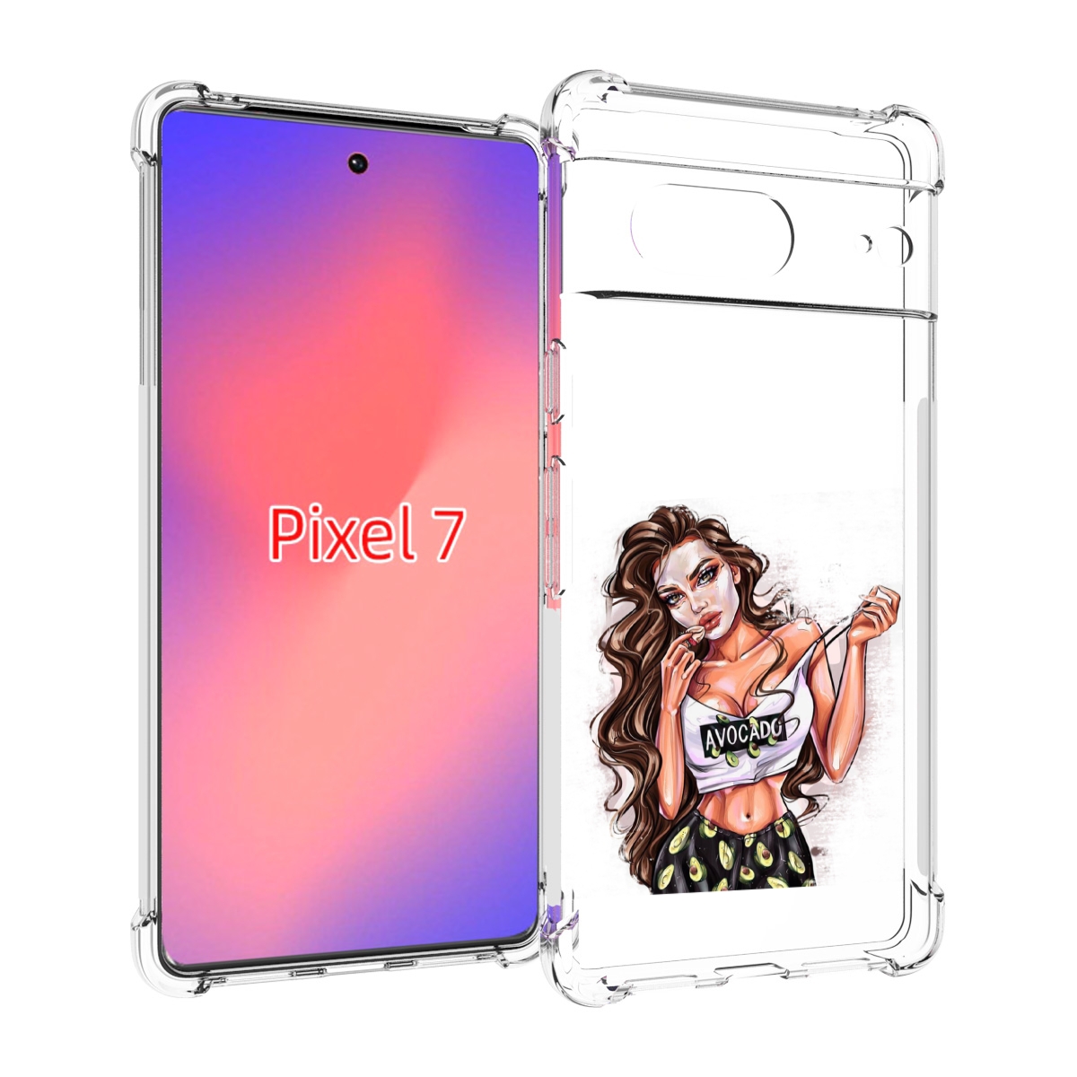 

Чехол Mypads Продукты На Дом С Доставкой Женский Для Google Pixel 7, Прозрачный, Tocco