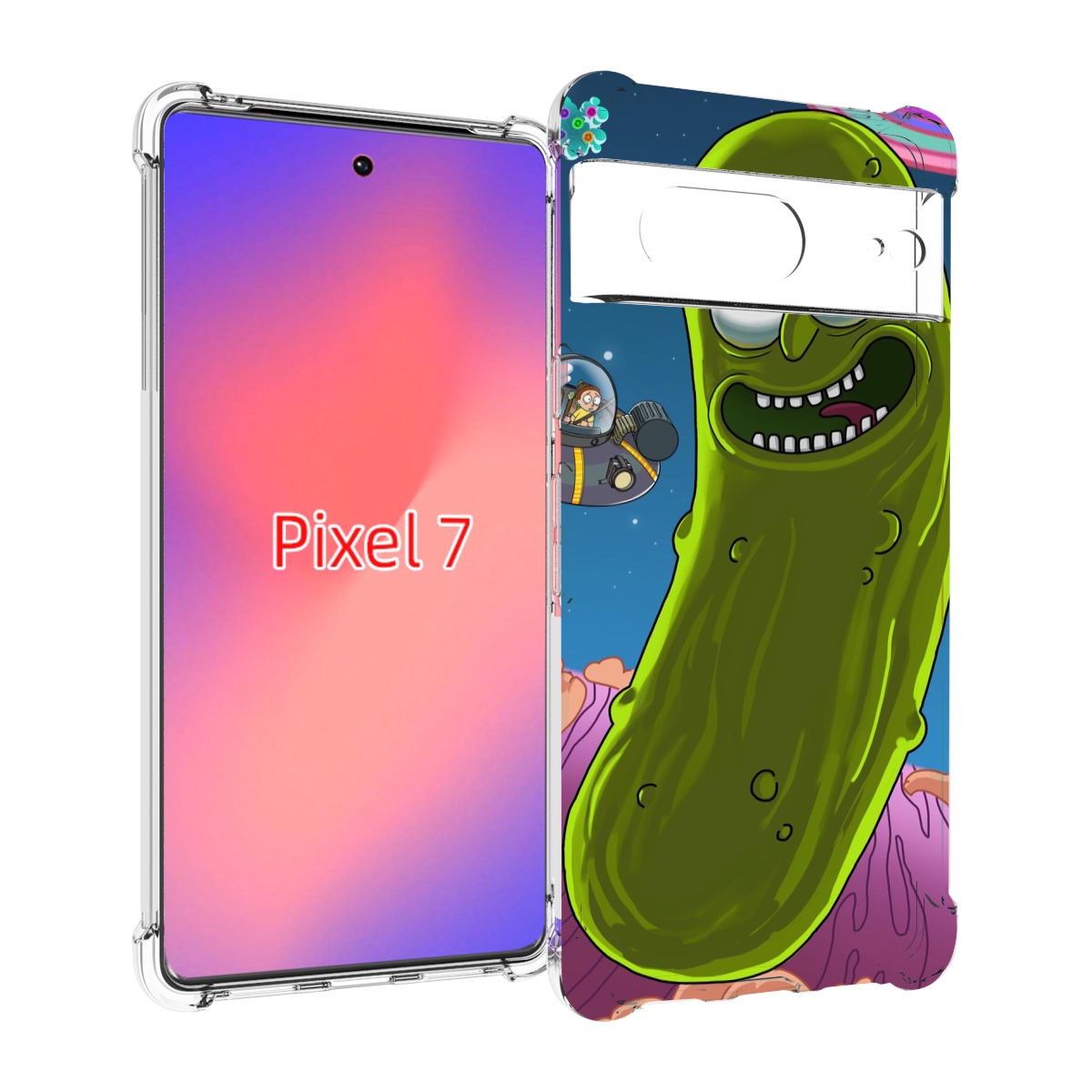 

Чехол Mypads Рик Огурец Для Google Pixel 7, Прозрачный, Tocco