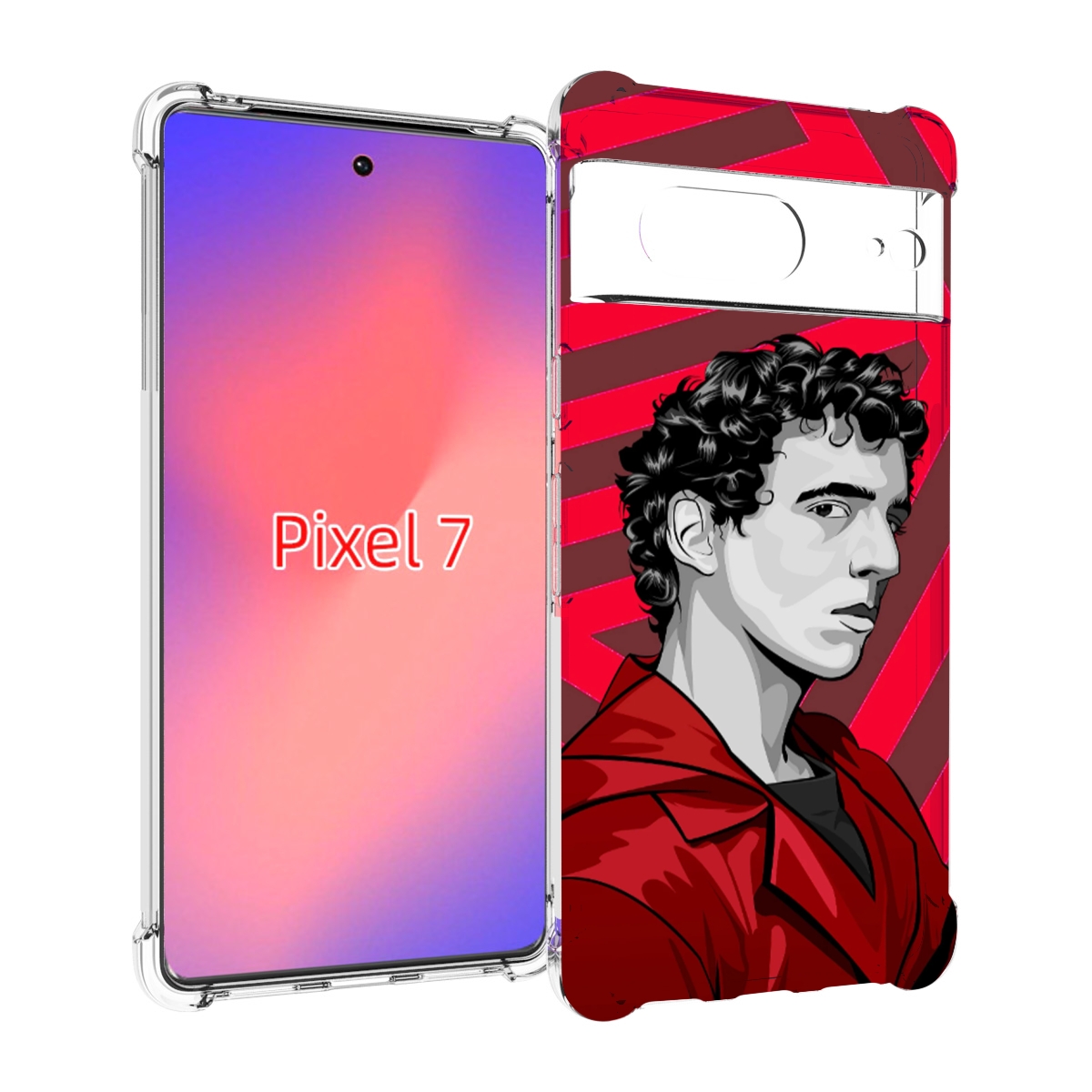 

Чехол Mypads Рио-Бумажный-Дом Для Google Pixel 7, Прозрачный, Tocco