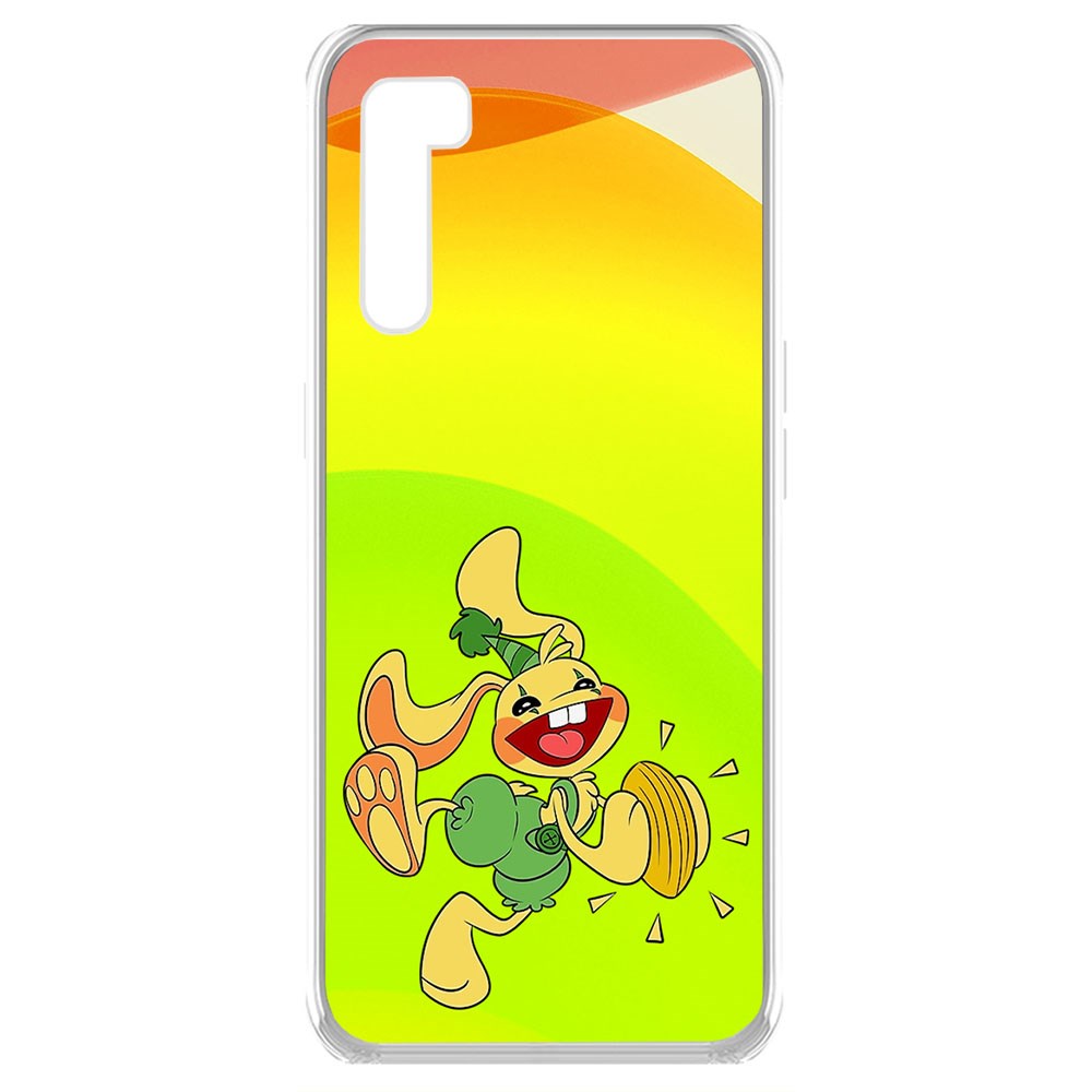фото Чехол-накладка krutoff clear case хаги ваги - крольчонок бонзо для oppo f15