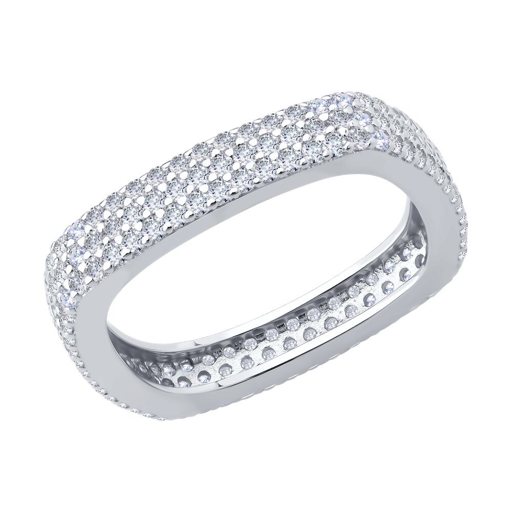 

Кольцо из серебра р. , SOKOLOV 94014274-91, фианит, 94014274-91