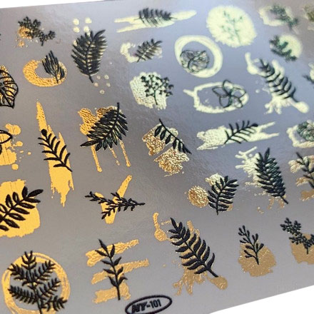 

Набор, Anna Tkacheva, Слайдер NY Foil №101 «Веточки. Мазки», 3 шт.