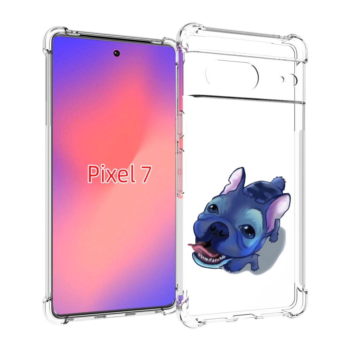 

Чехол Mypads Синий Пес Для Google Pixel 7, Прозрачный, Tocco
