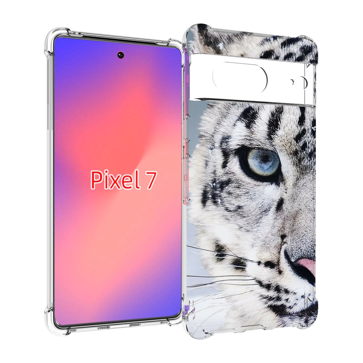 

Чехол Mypads Снежный-Барс Для Google Pixel 7, Прозрачный, Tocco