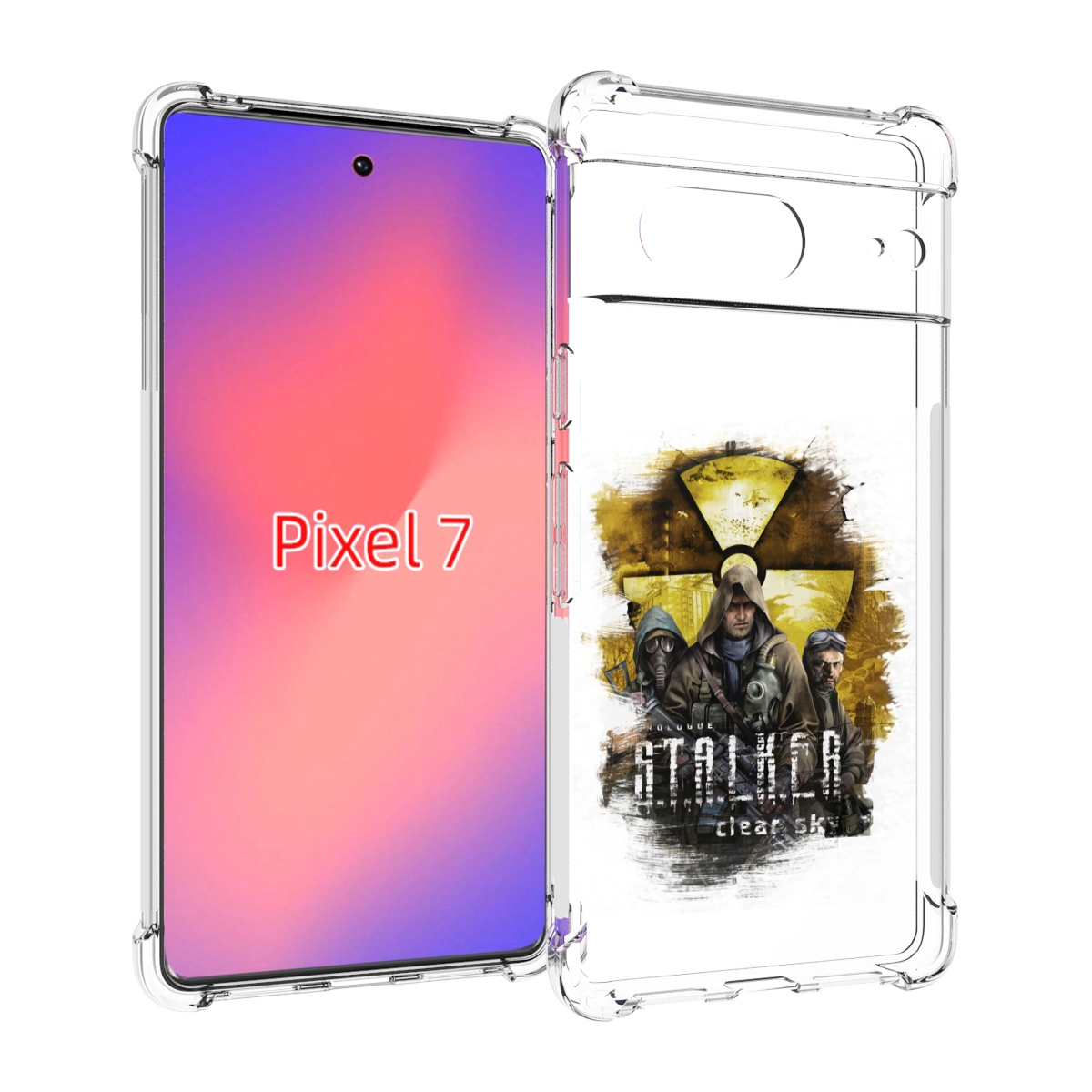 

Чехол Mypads Сталкер Мужской Для Google Pixel 7, Прозрачный, Tocco