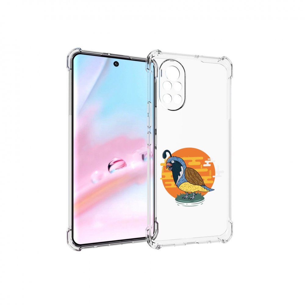 

Чехол MyPads попугай-на-острове для Huawei Nova 8 (ANG-LX1), Прозрачный, Tocco