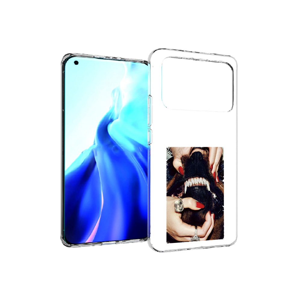 

Чехол MyPads Tocco для Xiaomi Mi 11 Ultra маникюр (PT160500.261.457), Прозрачный, Tocco