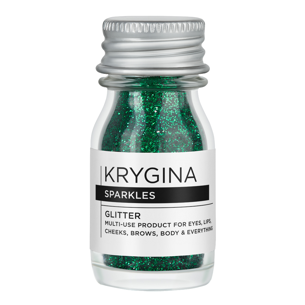 

Мультифункциональные блестки Krygina Cosmetics Sparkles Emerald Green, Sparkles Emerald Green