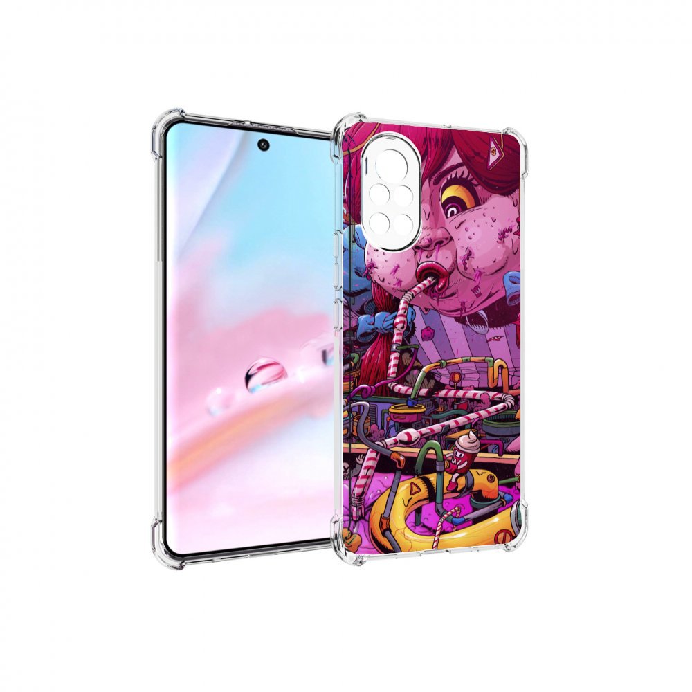 

Чехол MyPads прикольная сладкая картинка для Huawei Nova 8 (ANG-LX1), Прозрачный, Tocco