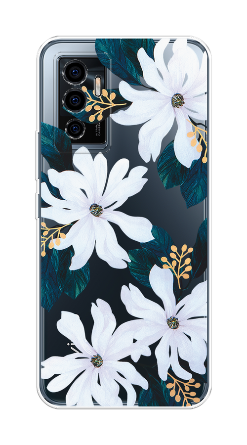 

Чехол на Vivo V23e/Y75 4G "Delilah Flower", Зеленый;белый, 265950-1