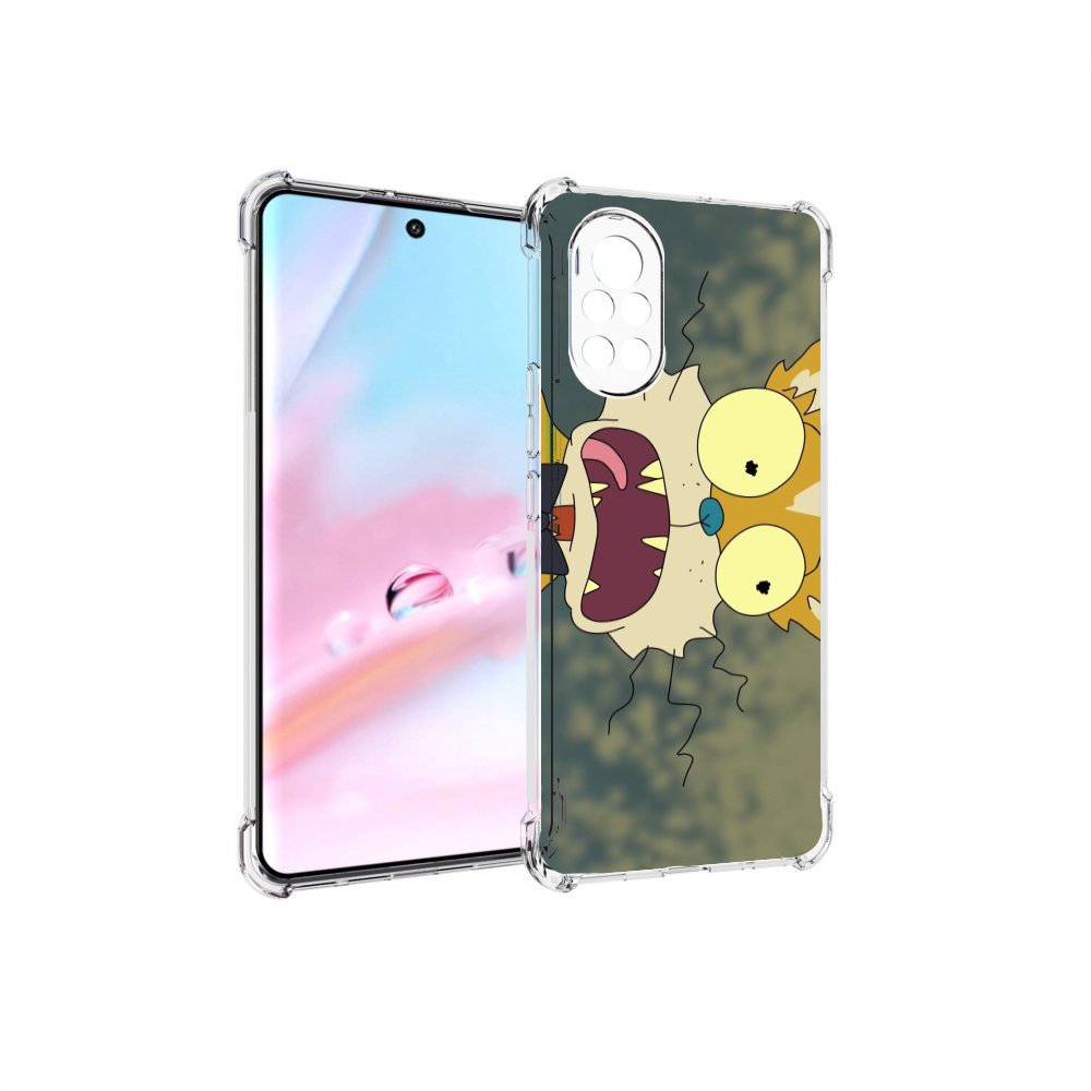 

Чехол MyPads пугливый кот для Huawei Nova 8 (ANG-LX1), Прозрачный, Tocco