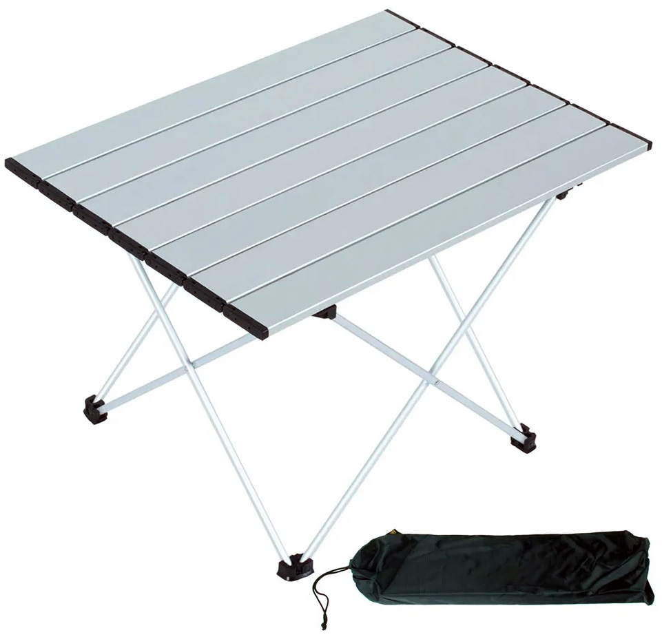 фото Стол кемпинговый skully camp table silver алюминий 68х46х40