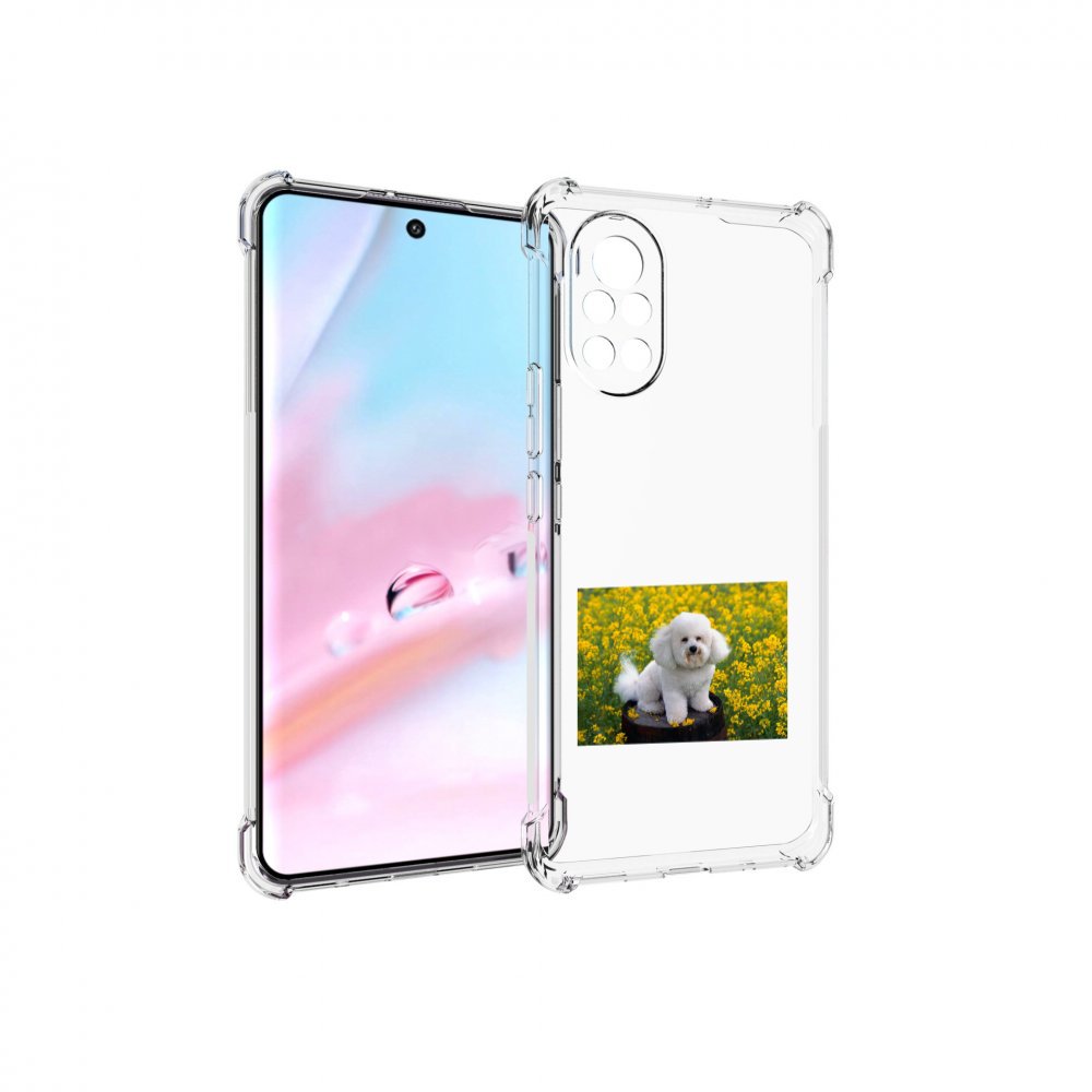 

Чехол MyPads пудель белыи для Huawei Nova 8 (ANG-LX1), Прозрачный, Tocco