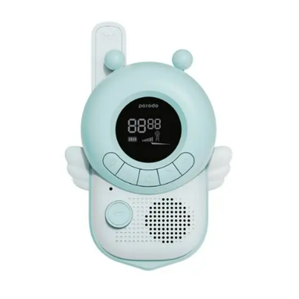 Набор детских раций Porodo Kids 8 Channel Walkie Talkie Light Blue bluetooth 5 0 for android iphone ptt wireless bluetooth earphone bluetooth ptt headset android zello walkie talkie
