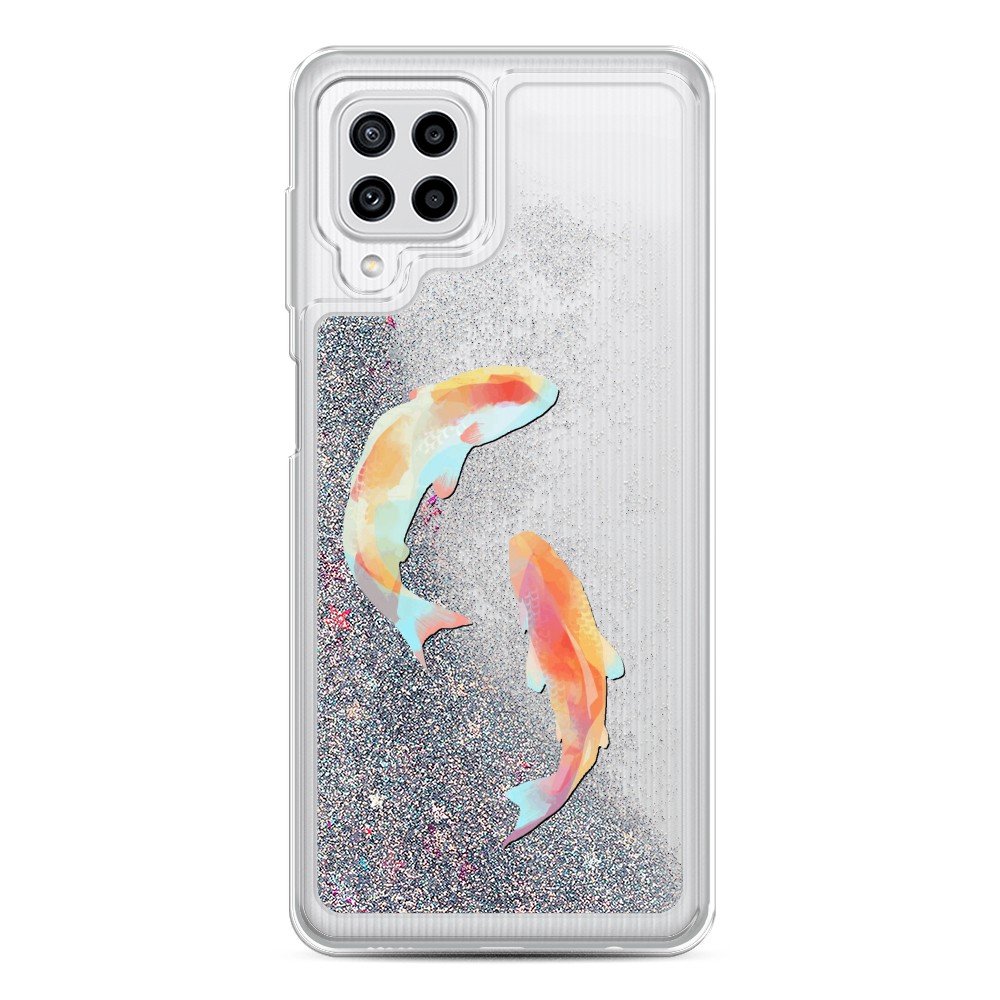 

Чехол Awog на Samsung Galaxy A22/M32/M22 / Самсунг A22/M32/M22 "Акварельные карпы", Разноцветный, 2103491-1