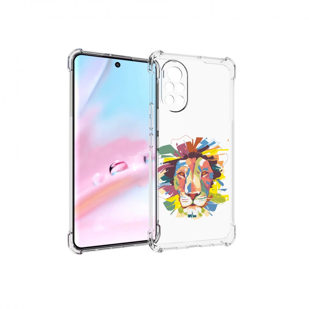 

Чехол MyPads разноцветный-лев детский для Huawei Nova 8 (ANG-LX1), Прозрачный, Tocco