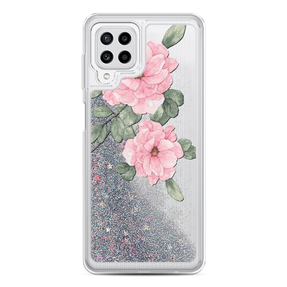 

Чехол Awog на Samsung Galaxy A22/M32/M22 / Самсунг A22/M32/M22 "Акварельные розовые цветы", Разноцветный, 2103491-1