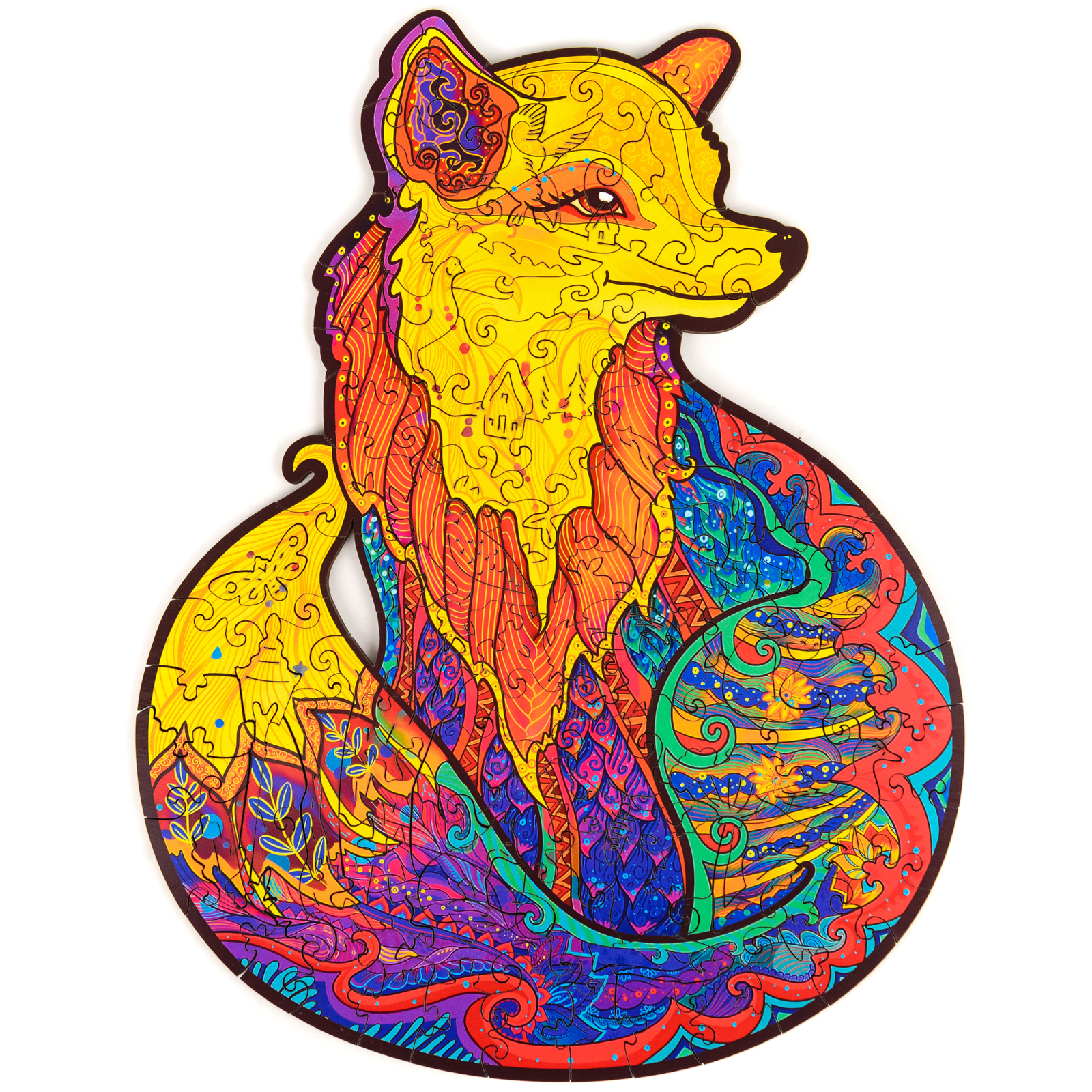 

Деревянный пазл Unidragon Обольстительная Лисичка, Alluring Fox