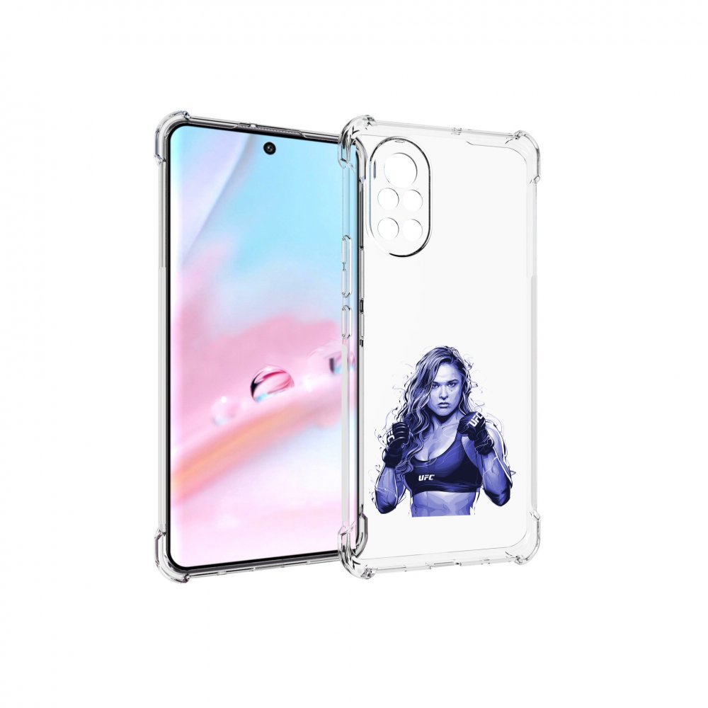 

Чехол MyPads ронда-роузи-юфс для Huawei Nova 8 (ANG-LX1), Прозрачный, Tocco