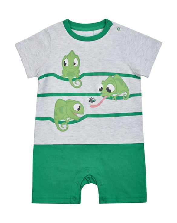 

Боди детское Kari Baby SS24B19601011, светло-серый; зеленый, 68, 228617